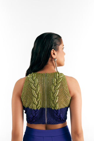 Knit Blouse Modern Knit - Multicolor Blouse by Essé