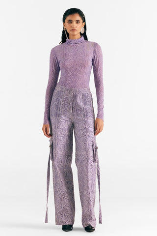 Co-ord Set Festive Wear - Multicolor Mesh Set by Essé