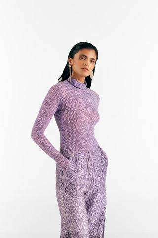 Co-ord Set Festive Wear - Multicolor Mesh Set by Essé
