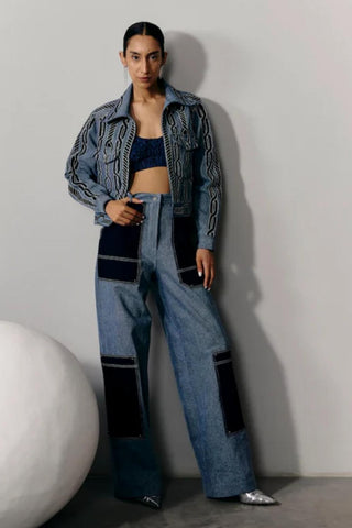 Denim Trousers Classic Wear - Blue Denim Pant by Essé
