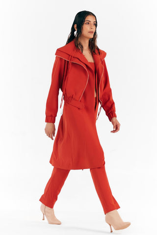 Bomber Trench Set Bold Wear - Red Vermillion Set by Essé