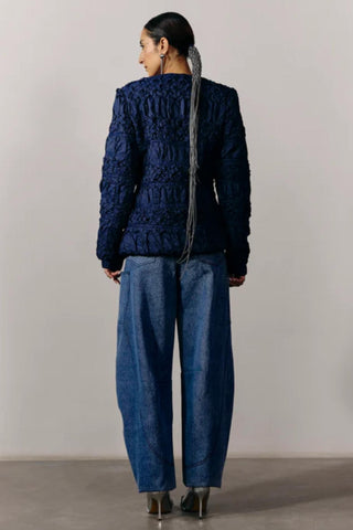 Barrel Pant Trendy Wear - Blue Denim Barrel Pant by Essé