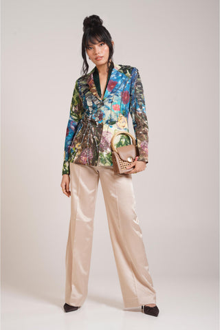 Multicolor Chaya Gaia Blazer Set – Daytime Affair Blazer Set by Advait