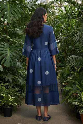Dress Contemporary Wear - Blue Moonseed by The Loom Art