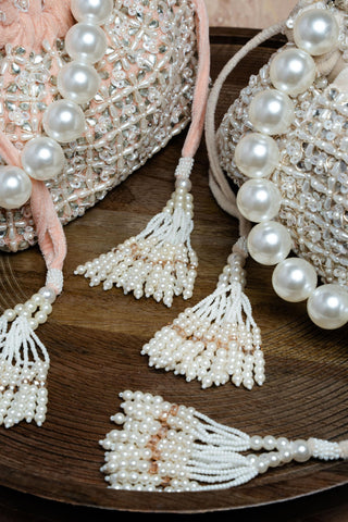 Ivory flower bed nano bag