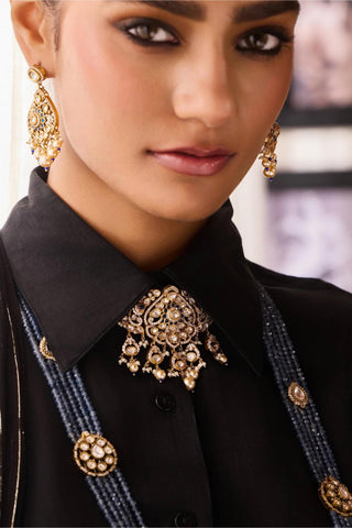 Necklace Set for Indian Weddings – Blue Gauranga by Amraani