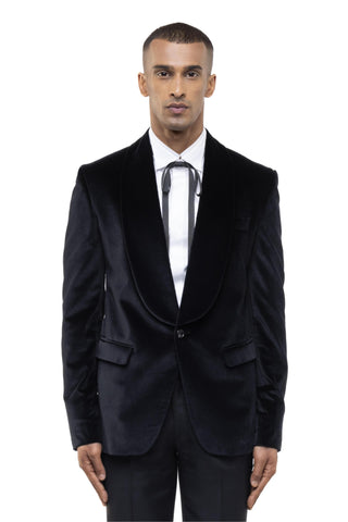 Black shawl lapel tuxedo set