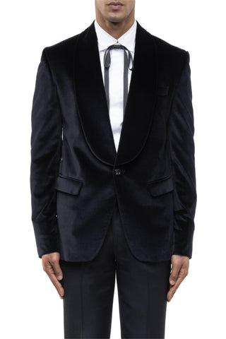 Black shawl lapel tuxedo set