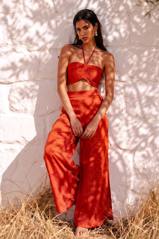 Co-Ord Set for Stylish Occasions – Orange Golden Hour by Nautanky