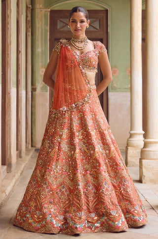 GUL03 Bahaar Lehenga by Tamanna Punjabi Kapoor at Mrs. G