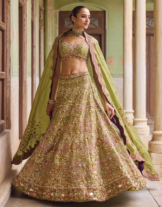 GUL07 Maahira Lehenga by Tamanna Punjabi Kapoor at Mrs. G
