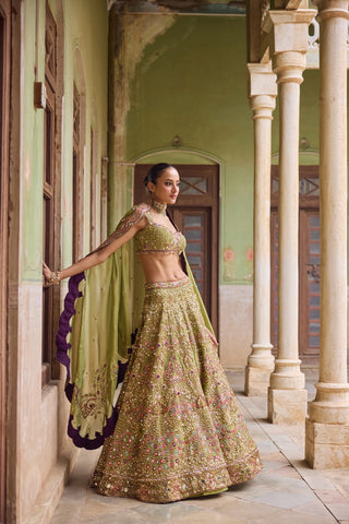 GUL07 Maahira Lehenga by Tamanna Punjabi Kapoor at Mrs. G