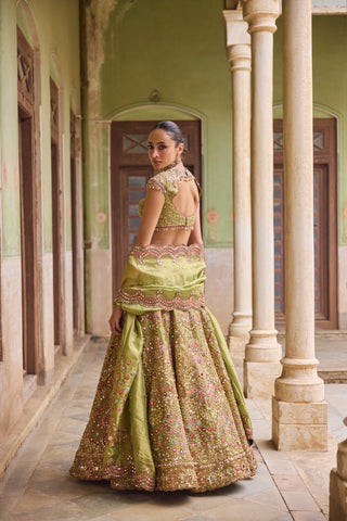 GUL07 Maahira Lehenga by Tamanna Punjabi Kapoor at Mrs. G