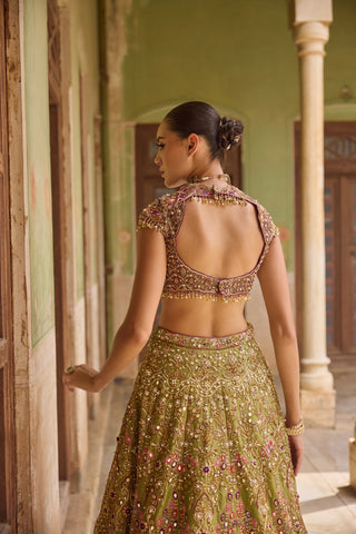 GUL07 Maahira Lehenga by Tamanna Punjabi Kapoor at Mrs. G