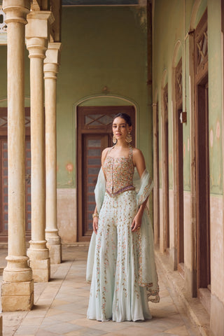 GUL13 Zara Sharara Set by Tamanna Punjabi Kapoor at Mrs. G