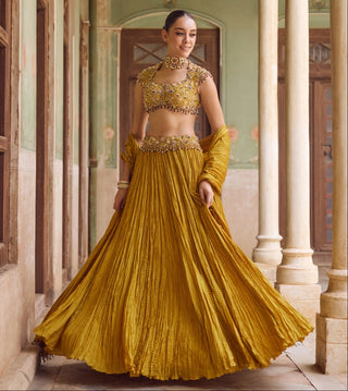 GUL14 Zoya Lehenga by Tamanna Punjabi Kapoor at Mrs. G
