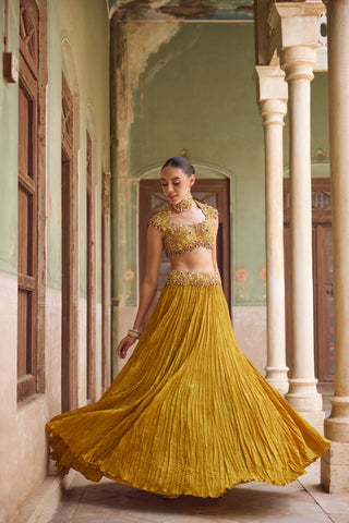 GUL14 Zoya Lehenga by Tamanna Punjabi Kapoor at Mrs. G