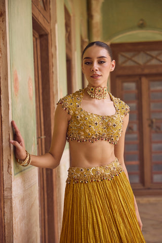 GUL14 Zoya Lehenga by Tamanna Punjabi Kapoor at Mrs. G