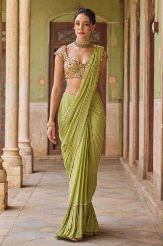 GUL16 Inaara Saree by Tamanna Punjabi Kapoor at Mrs. G