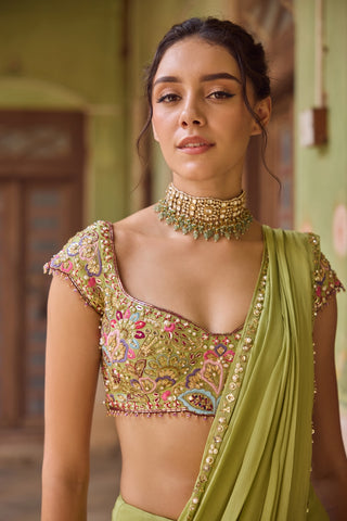 GUL16 Inaara Saree by Tamanna Punjabi Kapoor at Mrs. G
