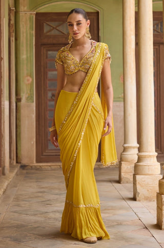GUL21 Iqra Saree by Tamanna Punjabi Kapoor at Mrs. G