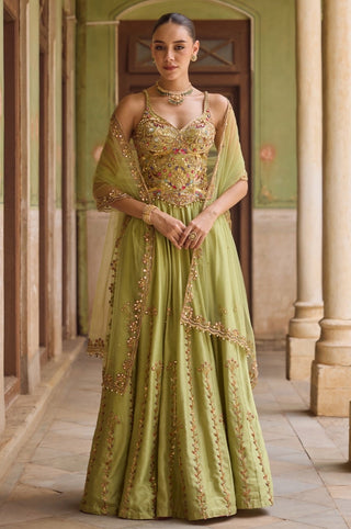 GUL25 Nazm Lehenga by Tamanna Punjabi Kapoor at Mrs. G