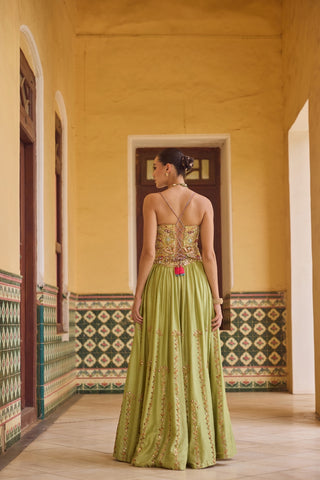 GUL25 Nazm Lehenga by Tamanna Punjabi Kapoor at Mrs. G