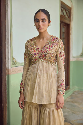 GUL30 Nazia Gharara Set by Tamanna Punjabi Kapoor at Mrs. G