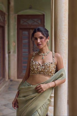 GUL32 Roohi Saree by Tamanna Punjabi Kapoor at Mrs. G