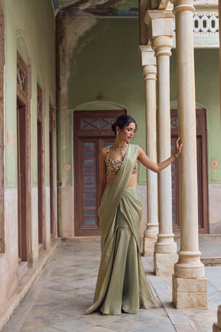 GUL32 Roohi Saree by Tamanna Punjabi Kapoor at Mrs. G