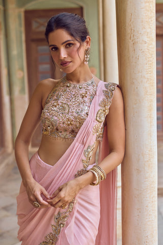 GUL34 Zuni Saree by Tamanna Punjabi Kapoor at Mrs. G