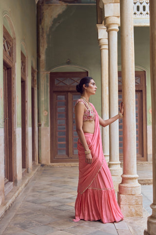 GUL35 Dua Saree by Tamanna Punjabi Kapoor at Mrs. G