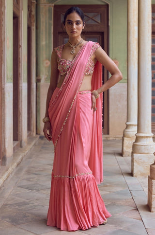 GUL35 Dua Saree by Tamanna Punjabi Kapoor at Mrs. G
