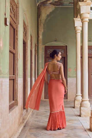 GUL36 Nayra Saree by Tamanna Punjabi Kapoor at Mrs. G