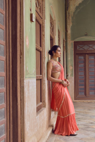 GUL36 Nayra Saree by Tamanna Punjabi Kapoor at Mrs. G