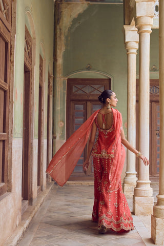 GUL37 Roohani Sharara Set by Tamanna Punjabi Kapoor at Mrs. G
