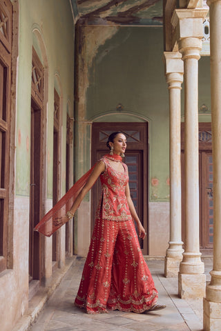 GUL37 Roohani Sharara Set by Tamanna Punjabi Kapoor at Mrs. G