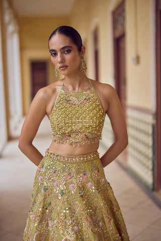 GUL38 Sitaara Lehenga by Tamanna Punjabi Kapoor at Mrs. G