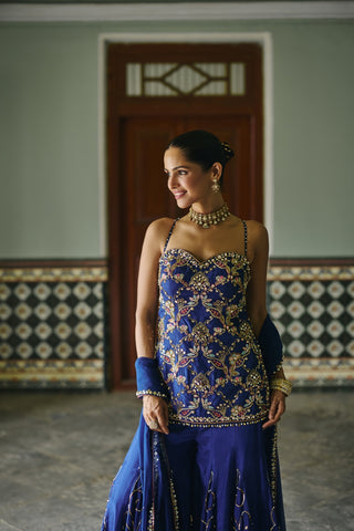 GUL40 Aasma Gharara Set by Tamanna Punjabi Kapoor at Mrs. G