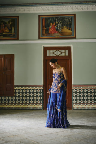 GUL40 Aasma Gharara Set by Tamanna Punjabi Kapoor at Mrs. G
