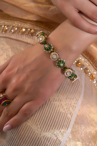 Kada for Indian Weddings – Green Gulnar by Amraani