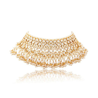 Necklace Set for Indian Weddings – Gold Gulrez by Amraani