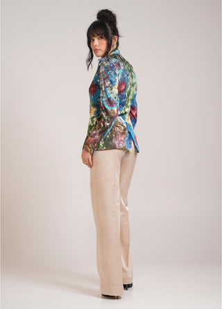 Multicolor Chaya Gaia Blazer Set – Daytime Affair Blazer Set by Advait