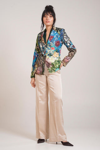 Multicolor Chaya Gaia Blazer Set – Daytime Affair Blazer Set by Advait