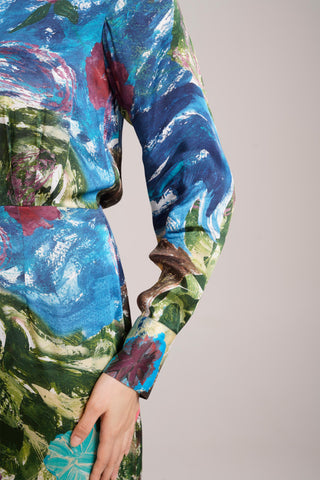 Multicolor chaya gaia shirt dress