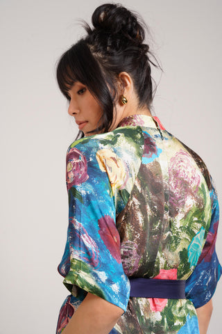 Multicolor Chaya Gaia Short Dress – Trendy Daytime Affair Short Dress by Advait