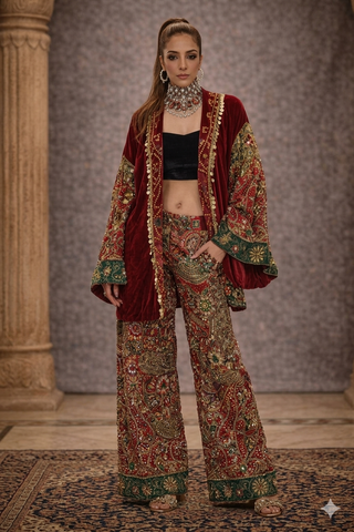 Jacket Heritage Wear - Red Inheritance Jacket by Banjara Trail