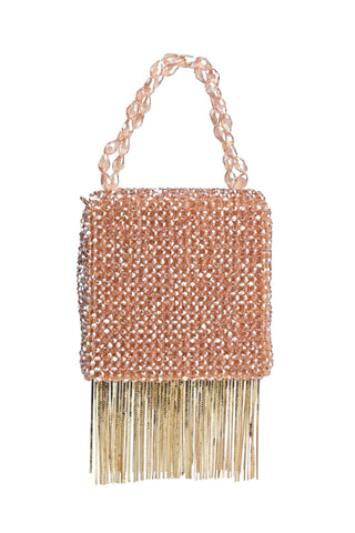 embellished mini bag for Indian Wedding â€“ Natali gold bag by House of Kosha