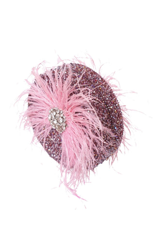 Clutch bag for women for Contemporary Wear - Purple Kiraz embellished clutch by House of Kosha