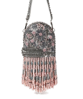 Capsule bag for women for Contemporary Wear – Azmat grey capsule bag by House of Kosha